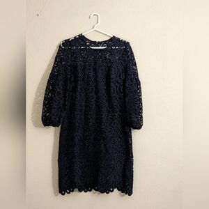 Shoshanna Navy Vina Dress